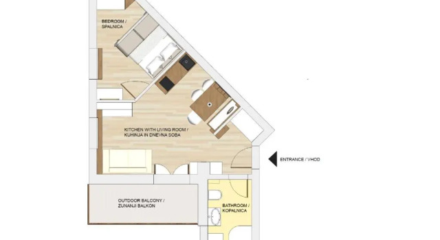 Апартаменты Cozy Apartment in the heart of Kranjska Gora