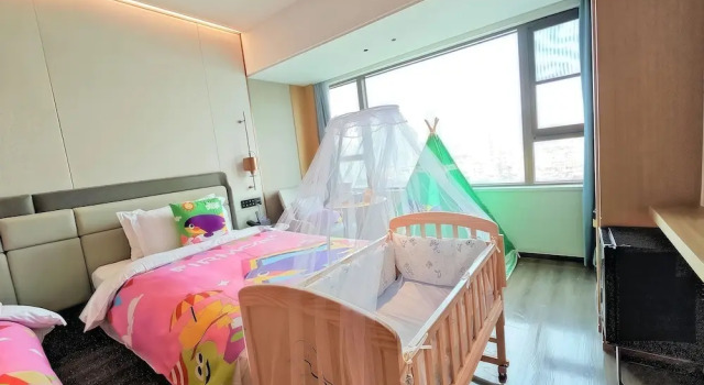Двухместный семейный номер Standard с видом на город Shanghai Elong Hotel