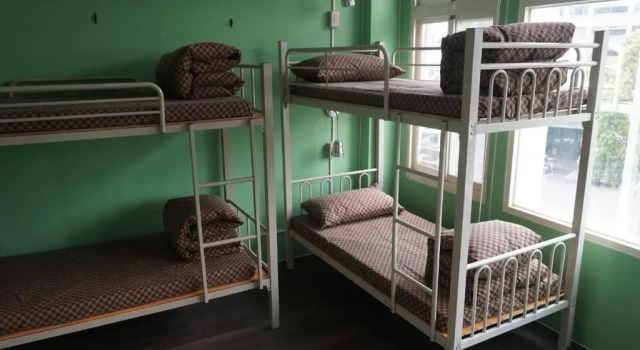 Кровать в общем номере Lovely Bean Hostel