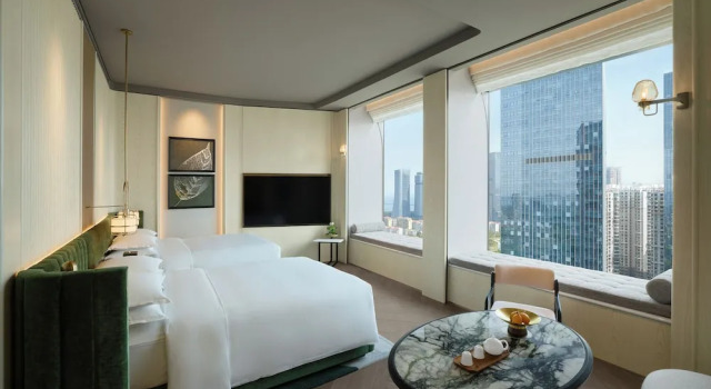 Четырёхместный номер Deluxe Fairmont Xiamen