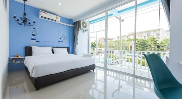 Двухместный номер Standard с балконом Slowlife Beach - Hostel