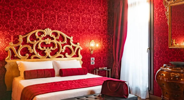 Двухместный номер Deluxe с видом на канал Palazzo San Lorenzo