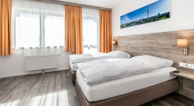 Апартаменты c 1 комнатой Aparthotel Oberfeld West München, Selbstversorgerhotel