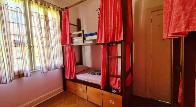 Кровать в общем номере (женский номер) Red Monkey Hostel Barra Funda
