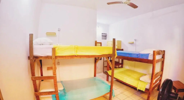 Кровать в общем номере Buddys Hostel Itacaré
