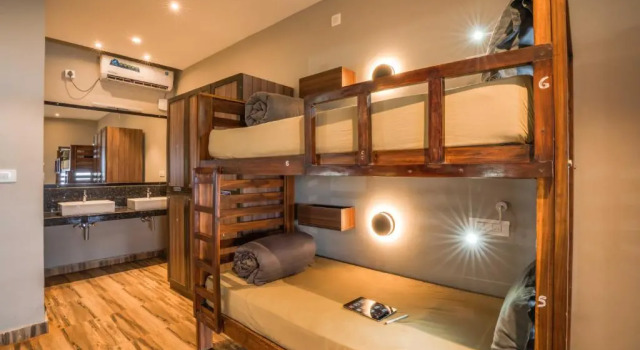 Кровать в общем номере (женский номер) HosteLife Gokarna