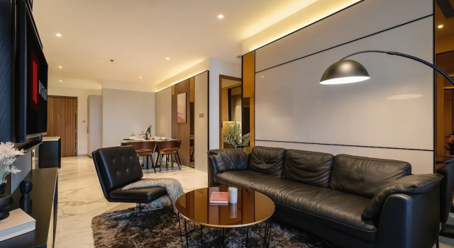 Апартаменты Superior с 2 комнатами с балконом и с видом на город The Metropole Luxury Residence by KayStay