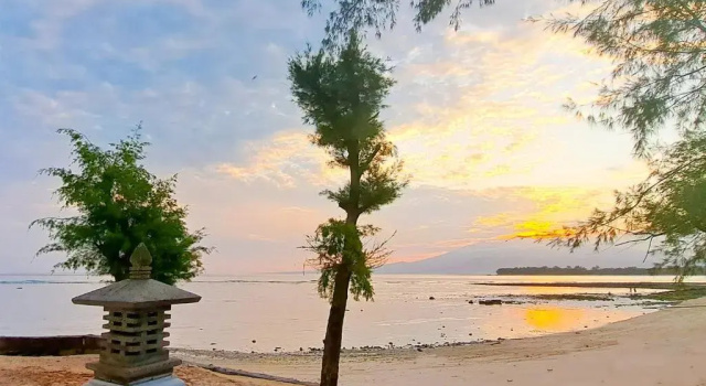 Двухместный номер Deluxe с видом на море Gili Beachfront Suites