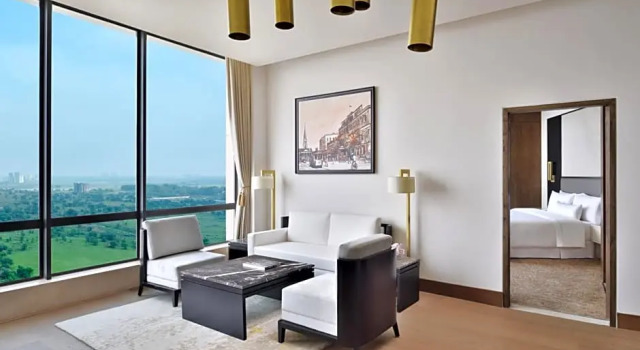 Номер Standard с видом на озеро The Westin Kolkata Rajarhat