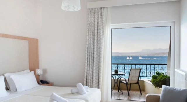 Camera doppia Deluxe con vista mare Karalis Beach