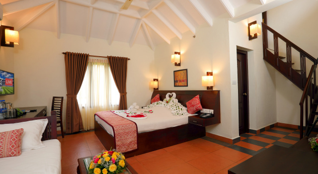 Коттедж с видом на озеро The World Backwaters, Alleppey