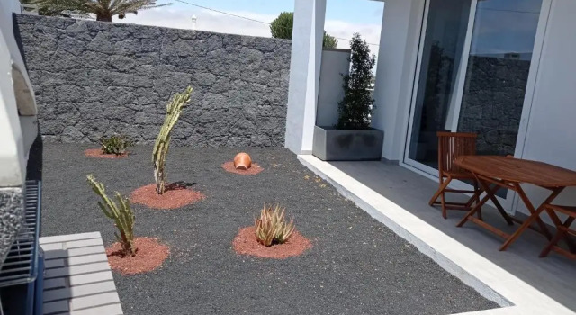 Апартаменты c 1 комнатой Precioso apartamento con terraza en Teguise