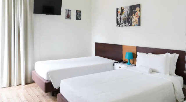 Одноместный номер Economy с балконом и с красивым видом из окна Hotel Leiria Classic