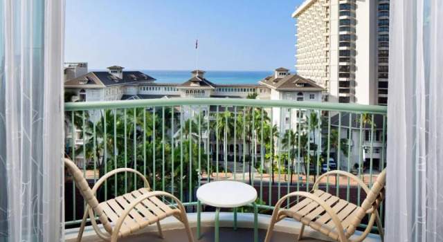 Двухместный номер Princess Wing с видом на океан Sheraton Princess Kaiulani Waikiki Beach