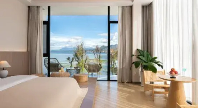 Семейный люкс Executive с видом на море Dali Biyan Riverside Homestay (Erya Waxi Xiao Putuo Scenic Area Store)