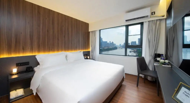 Двухместный номер Standard с видом на реку Marhaus Hotel Beijing Road Tian-Zi Pier Store