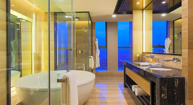 Номер Standard c 1 комнатой Crowne Plaza Tianjin Meijiangnan by IHG