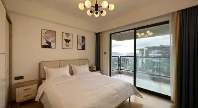 Семейный люкс с 2 комнатами с балконом Guanli Designer Homestay