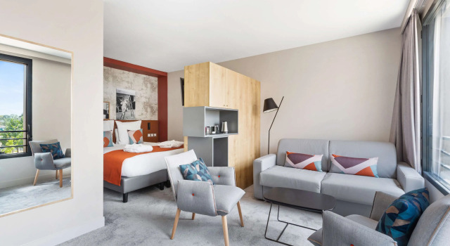 Двухместный семейный номер Standard BEST WESTERN HOTEL DIJON QUETIGNY