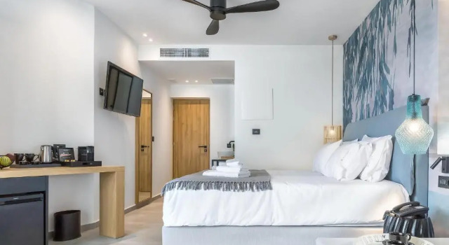 Двухместный номер Deluxe с частичным видом на море SAVUS Boutique Hotel