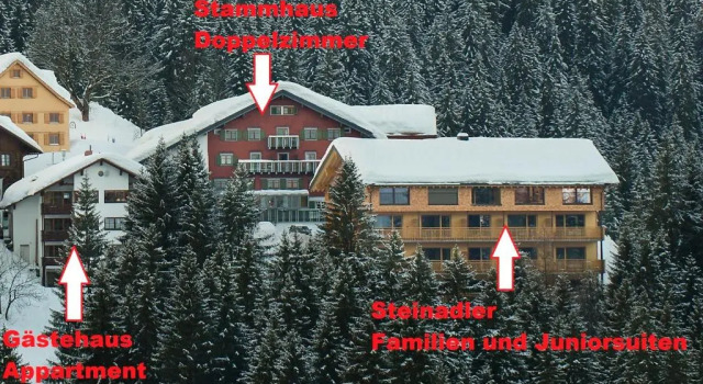 Апартаменты Adler Damüls Gasthof Hotel
