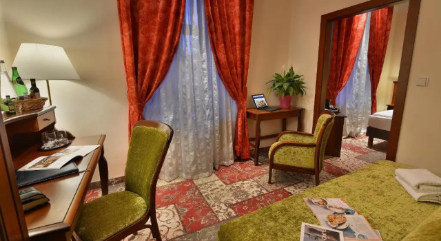 Junior suite con vista sulla città EA Hotel Jeleni Dvur Prague Castle