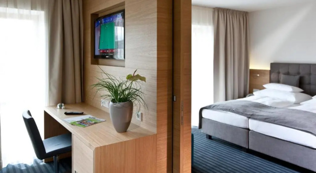 Полулюкс с балконом и с красивым видом из окна Hotel-Restaurant Ammerhauser