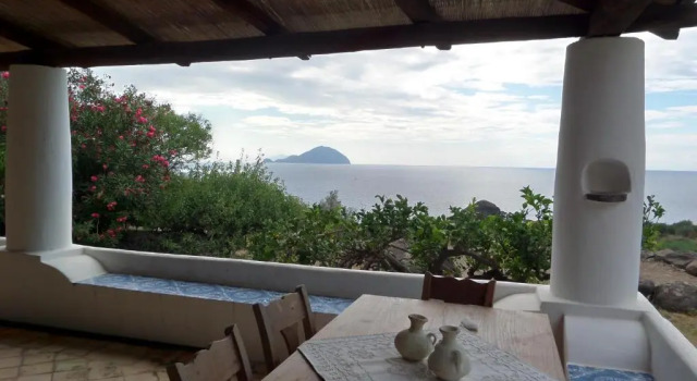 Коттедж Case Pollara - Ottima vista sul mare e sul tramonto