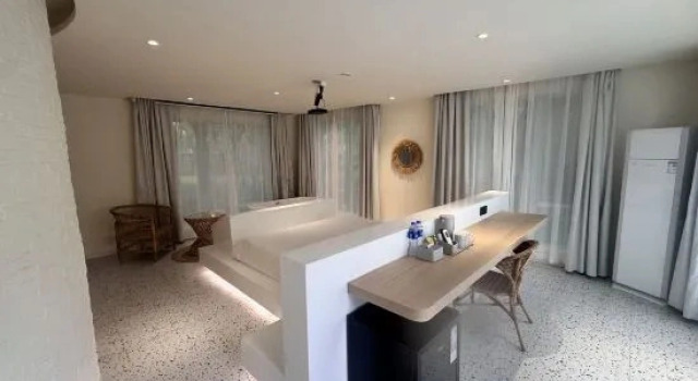 Люкс с красивым видом из окна Shanghai Wild Luxury Holiday Meisu。