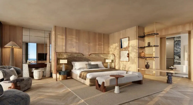 Двухместный люкс с бассейном Presidential с балконом и с видом на море Amoh, a Luxury Collection Resort, Rhodes