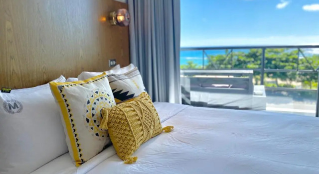 Двухместный номер Deluxe с балконом и с видом на море Minimi Inn-Sailrock Beach House
