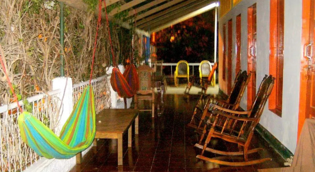 Кровать в общем номере Hostel Tadeo San Juan del Sur