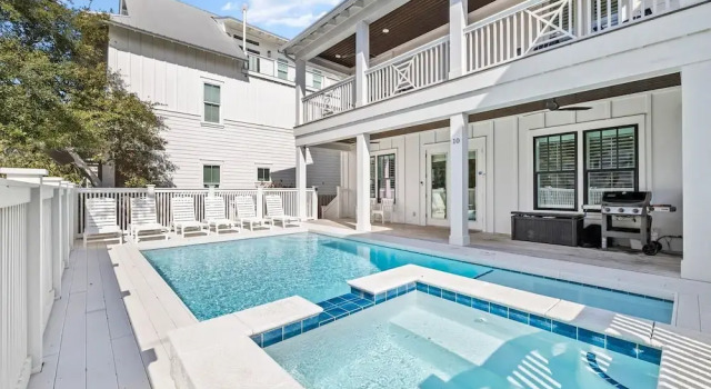 Коттедж Private Pool And Short Walk To The Beach Seagrove Beach Fl 5 Bedroom Home by RedAwning