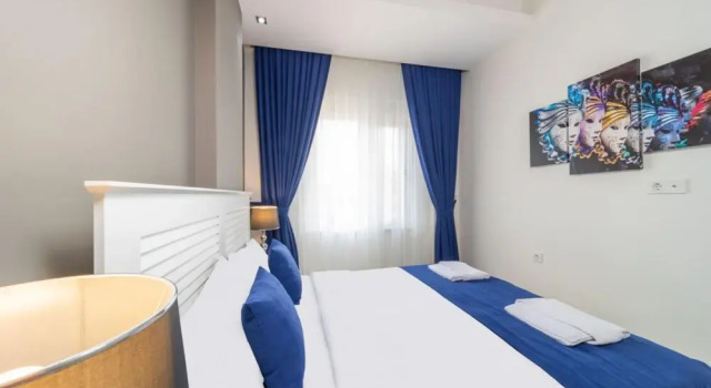 Modern Flat with Shared Closed Pool in Alanya, Забронировать Отель Алания 