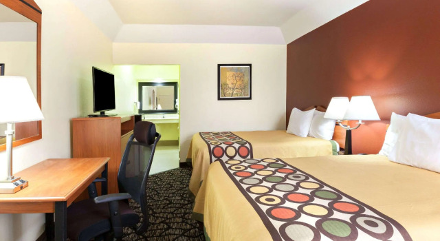 Четырёхместный номер Standard Super 8 by Wyndham Fairfield Tx