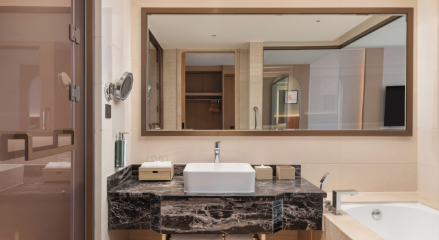 Двухместный номер Deluxe с видом на реку Hilton Garden Inn Dongguan Wanjiang Jiangjing Road
