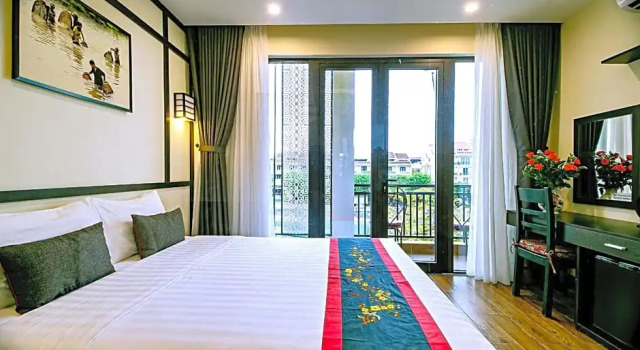 Номер Standard с балконом и с видом на реку Hoi An Riverland Villa - Hoi An Center