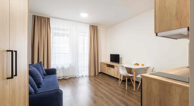 Студия Apartments on Zheleznodorozhny Avenue 14k1