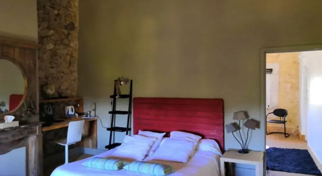 Семейный номер Standard с видом на сад Chambre dHôtes au Domaine du Soleil Couchant