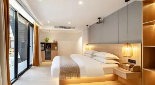 Семейный люкс с 2 комнатами Half Idle Cloud House Homestay