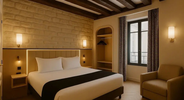 Номер Comfort Grand Tonic hôtel & SPA Paris