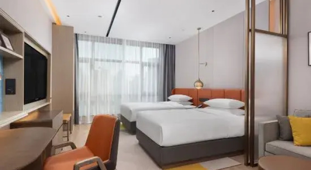 Четырёхместный люкс Deluxe Home2 Suites by Hilton Wenzhou Yongjia