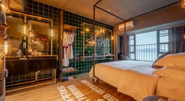 Люкс с 4 комнатами Huizhou  Shili Yintan Weigang Bay No.1 Holiday Apartment