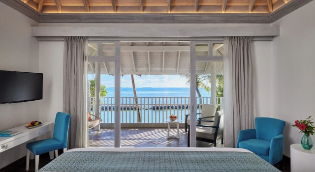 Вилла с бассейном Beach Дуплекс с 2 комнатами NH Maldives Kuda Rah Resort