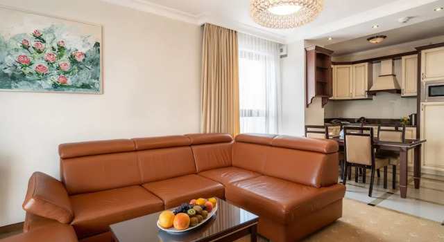 Люкс Deluxe c 1 комнатой с балконом Aparthotel Vanilla