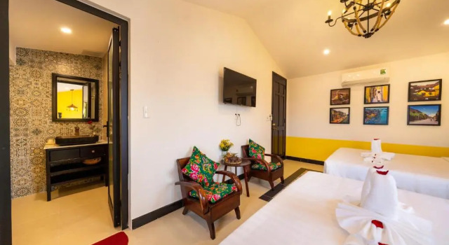 Семейный номер Standard с балконом Coco Viet Homestay