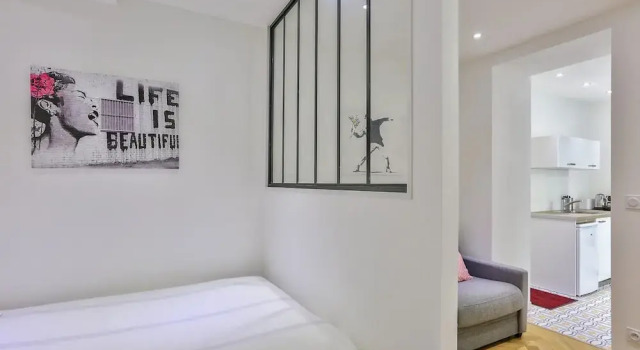 Modern and Peaceful Apartment - 1br/5p - Sentier, Забронировать Апартаменты/квартира Париж Иль-де-Франс, рядом с Станция метро Rambuteau
