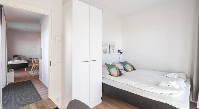 Апартаменты c 1 комнатой Hiisi Homes Turku Fatabuurinkatu