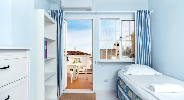 Номер Standard с 3 комнатами с балконом и с видом на море Townhouse with Sea View in Benalmadena Ref 116