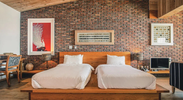 Четырёхместный номер Standard с балконом Zen Hideaway@Jeju